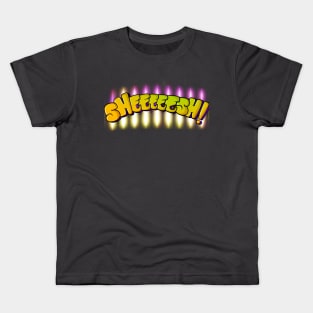 Sheesh Graffiti Style Artwork Kids T-Shirt